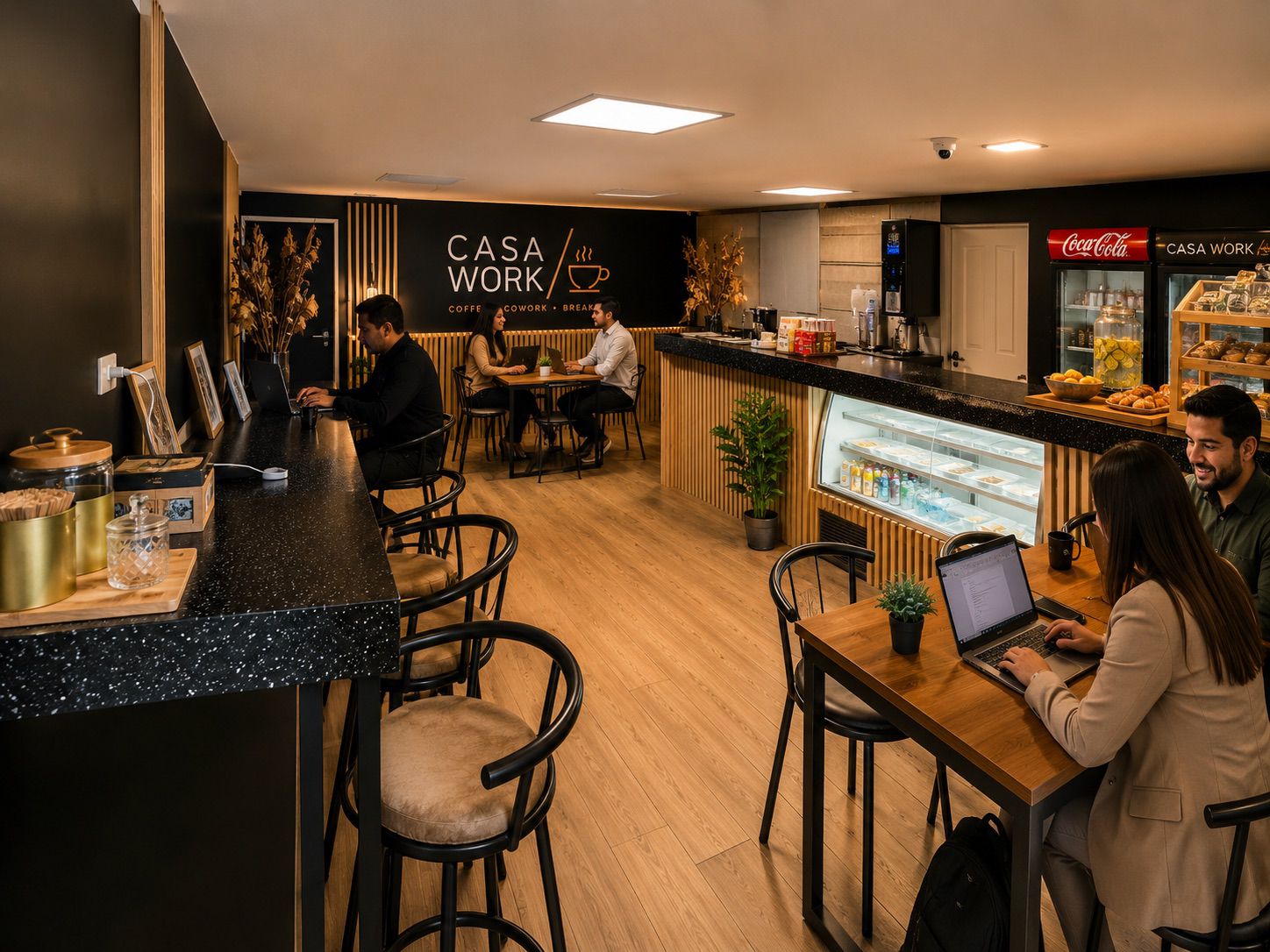 Barra de café de Casa Work